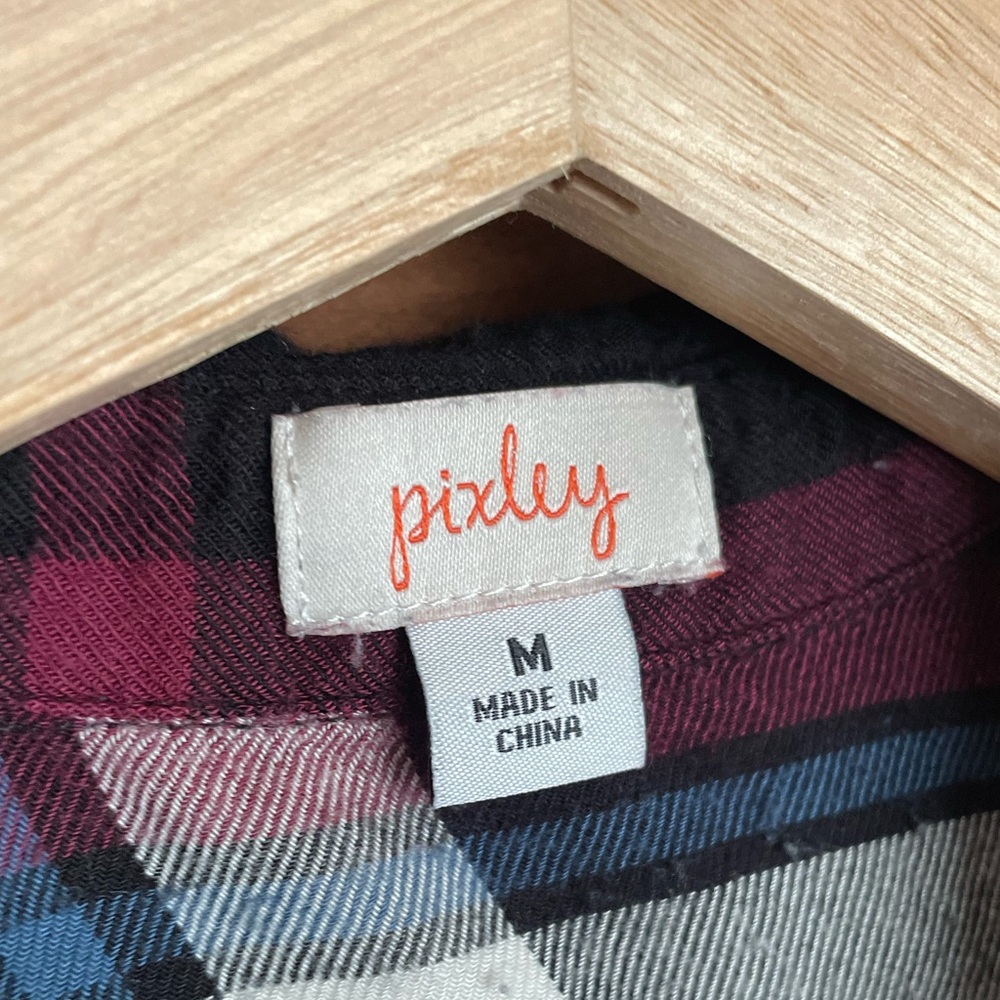 Pixley Warden Split Back Plaid Button Down Shirt - image 3